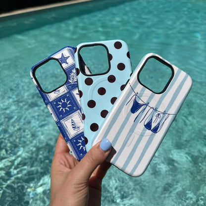 Blue Polka Dots - MagSafe